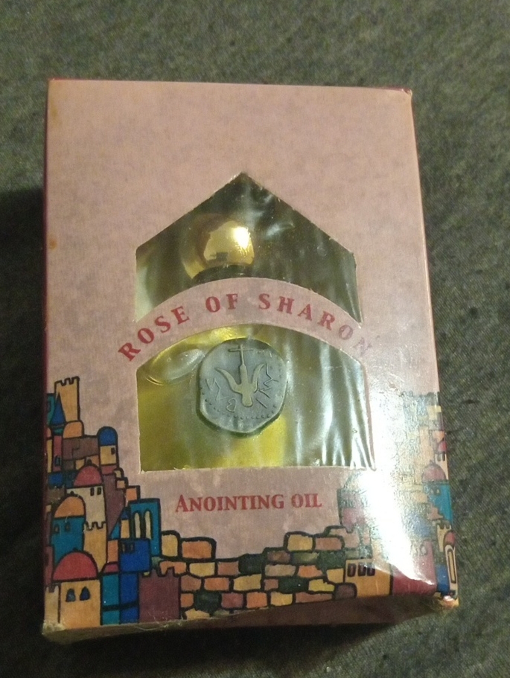 Anointing Oil - Gold Bottle